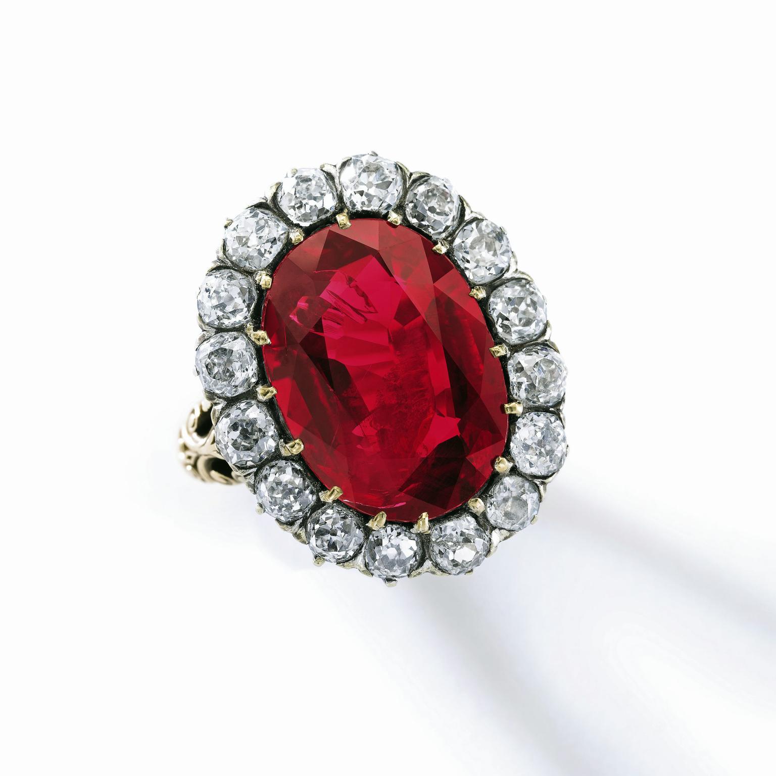 Ruby Ring Top View
