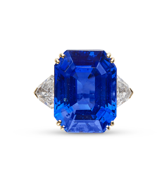 Sapphire Ring Front